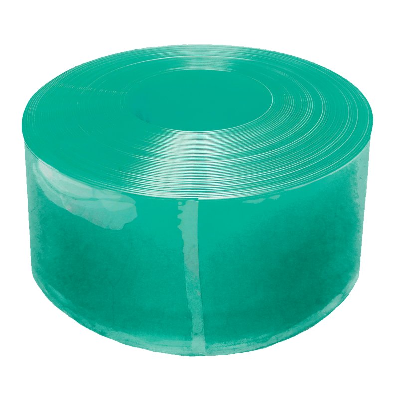 PVC-Streifenvorhang Patura 503041 grün transparent 300 x 3 mm 25 m Rolle