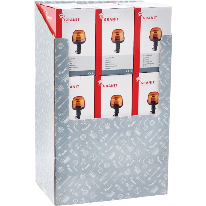 GRANIT Rundumleuchte LED; Display: 18 Stück – Ø 128 mm Gesamthöhe (mm) 215