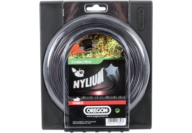 Oregon Nylium Starline Mähfaden Sternprofil 2,4 mm x 90 m GartenShop24 - Hochwertige Gartengeräte