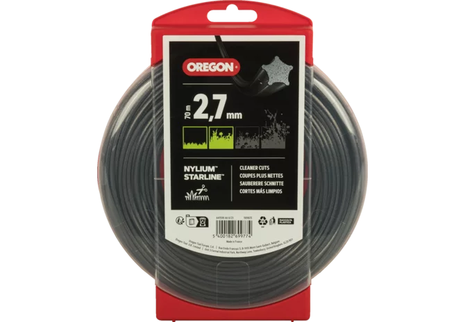 Oregon Mähfaden Nylium Starline 2,7 mm x 70 m Sternprofil GartenShop24 - Hochwertige Gartengeräte