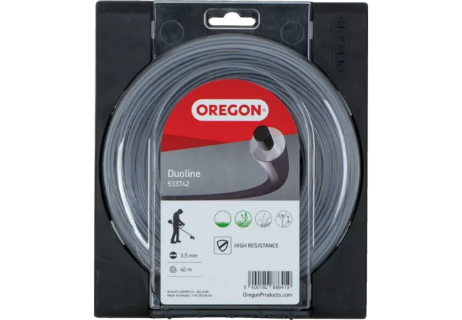 Oregon Mähfaden Duoline 3,5 mm x 40 m – Rund GartenShop24 - Hochwertige Gartengeräte