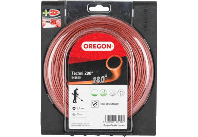Oregon Mähfaden Rund TECHNI 280 – 2,7 mm x 70 m GartenShop24 - Hochwertige Gartengeräte