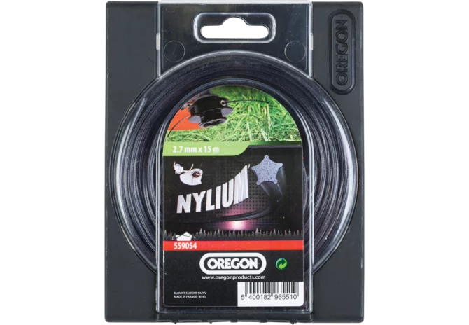 Oregon Mähfaden Nylium Starline 2,7 mm x 15 m – Sternprofil GartenShop24 - Hochwertige Gartengeräte