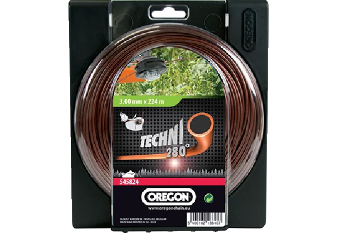 Oregon TECHNI 280 Mähfaden 3,0 mm x 15 m GartenShop24 - Hochwertige Gartengeräte