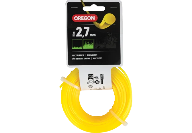 Oregon Mähfaden Roundline 69-380-Y – schmelzfester Profi-Faden 2,7 mm x L 15 m Oregon