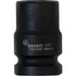 GRANIT BLACK EDITION 1/2" 6Kant-Kraft-Stecknuss, kurz, 14mm – 38 mm