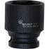 GRANIT BLACK EDITION 1/2' 6Kant-Kraft-Stecknuss, kurz, 30mm – 42 mm