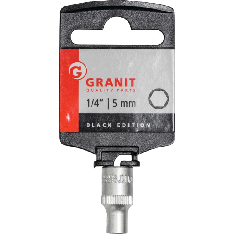 GRANIT BLACK EDITION 1/4" Stecknuss, 5 mm – 25 mm