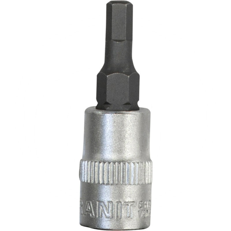 GRANIT BLACK EDITION 1/4" Bit-Stecknuss Innensechskant, 4 mm – 37 mm