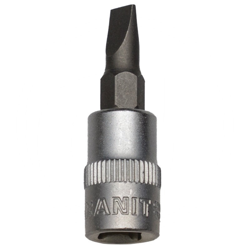 GRANIT BLACK EDITION 1/4" Bit-Stecknuss Schlitz, 6,5 mm – 37 mm