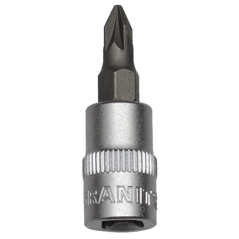 GRANIT BLACK EDITION 1/4" Bit-Stecknuss, PZ1 – 37 mm
