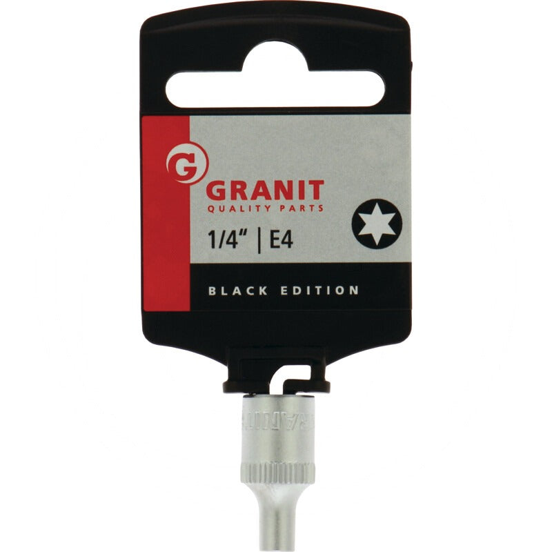 GRANIT BLACK EDITION 1/4" TX-E-Stecknuss, E4 – 25 mm – Bild 2