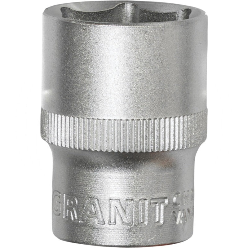 GRANIT BLACK EDITION 1/2" Sechskant-Stecknuss, 21 mm – 38 mm