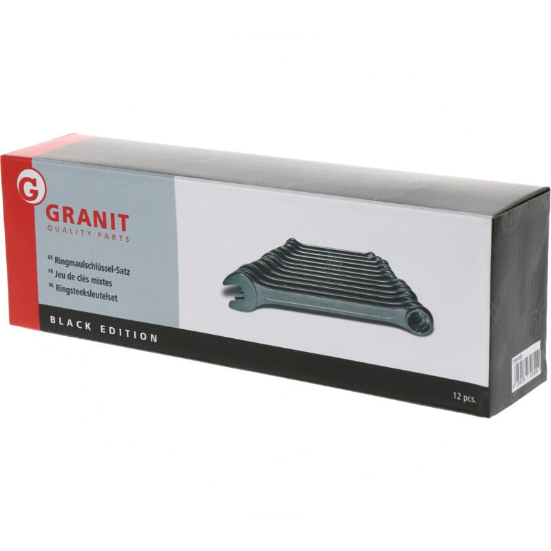 GRANIT BLACK EDITION Ringmaulschlüssel-Satz, 8-19 mm – Bild 3