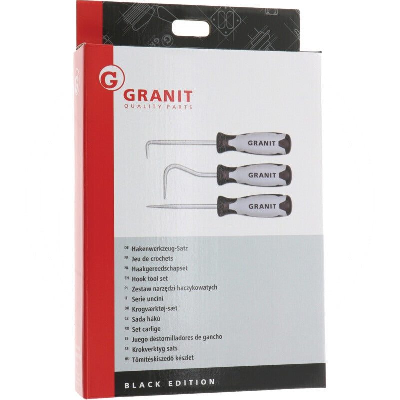 GRANIT BLACK EDITION Hakenwerkzeug-Satz groß – Bild 2