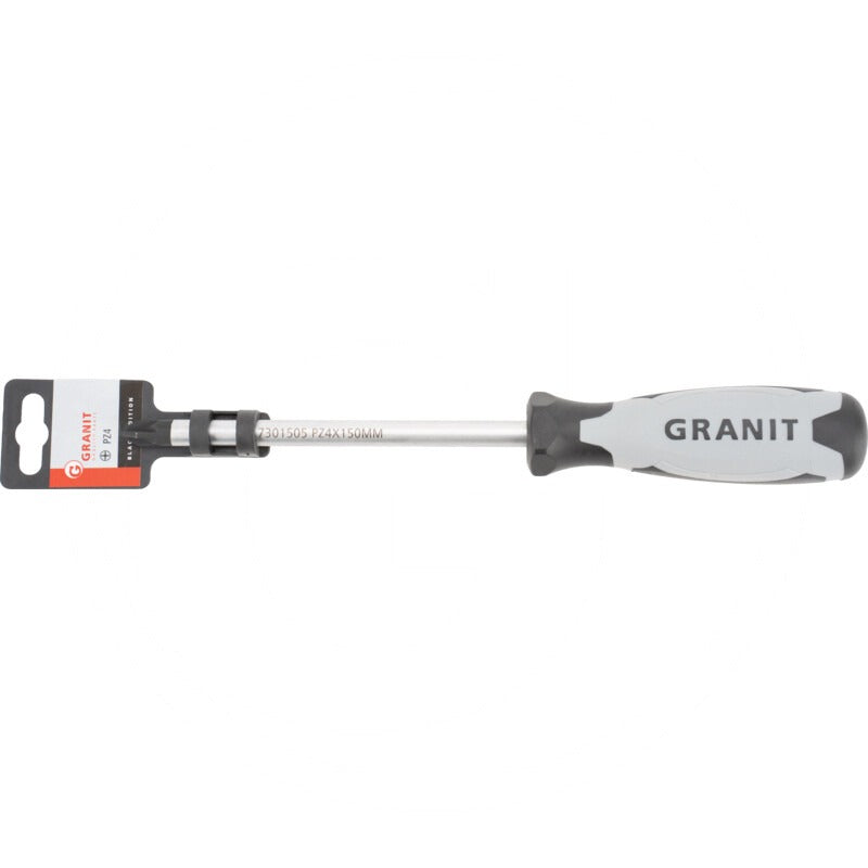 GRANIT BLACK EDITION Schraubendreher, PZ4 – 150 mm