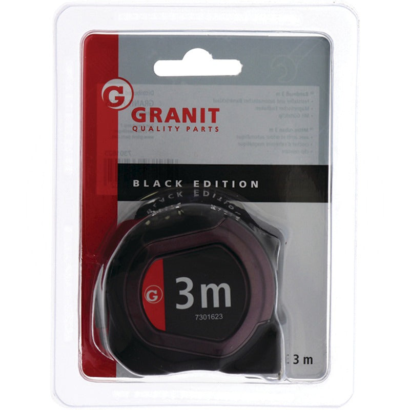GRANIT BLACK EDITION Maßband – 3 m – Bild 3