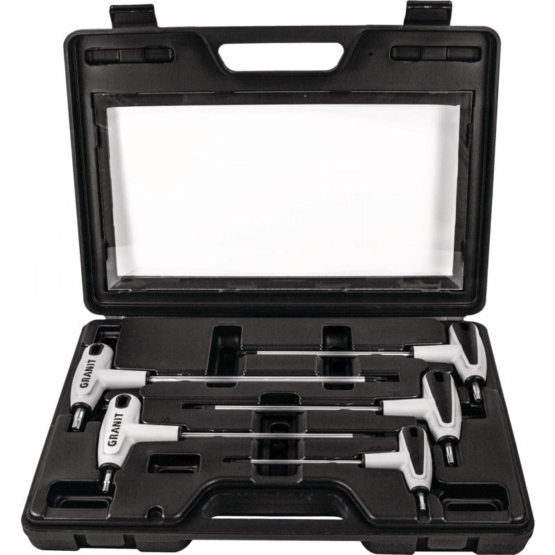 GRANIT BLACK EDITION T-Griff Winkelstiftschlüssel Inhalt T20, T25, T27, T30, T40