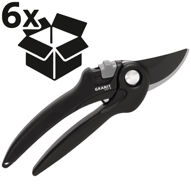 GRANIT BLACK EDITION VPE6 Bypass-Handschere – 208 mm Schnittleistung Ast-Ø (mm) 22