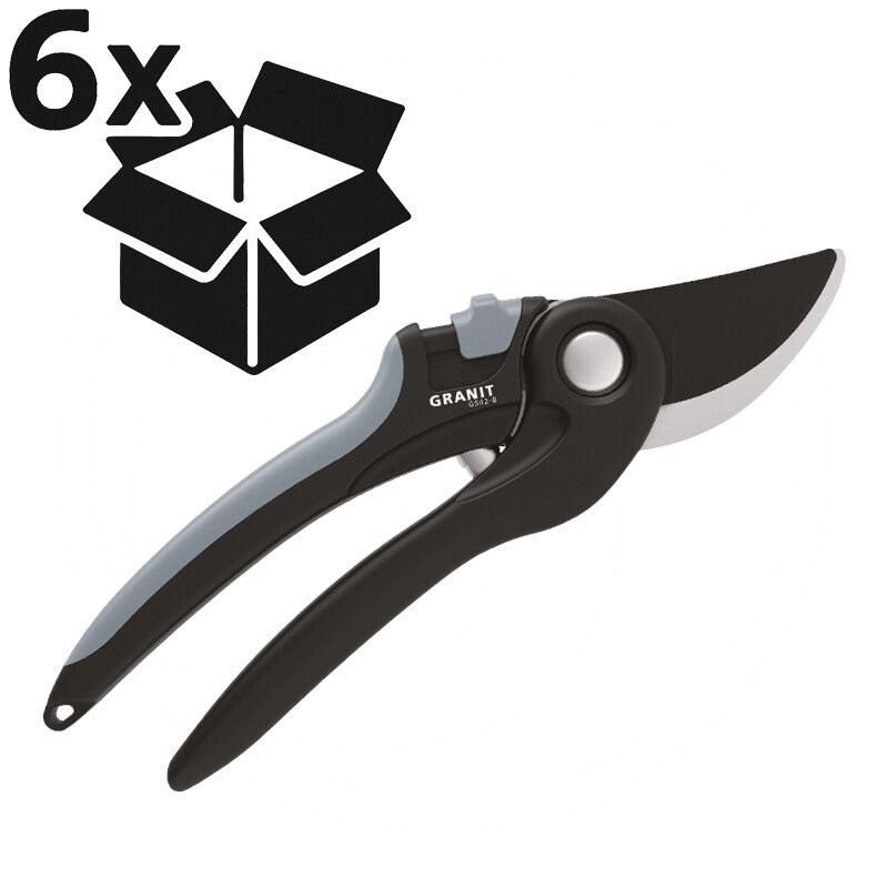 GRANIT BLACK EDITION VPE6 Bypass-Handschere – 208 mm Schnittleistung Ast-Ø (mm) 12 / 24