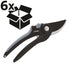 GRANIT BLACK EDITION VPE6 Bypass-Handschere – 208 mm Schnittleistung Ast-Ø (mm) 12 / 24