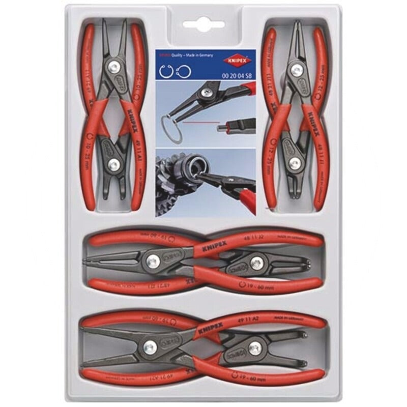 KNIPEX Sicherungsringzangen-Set 8-teilig