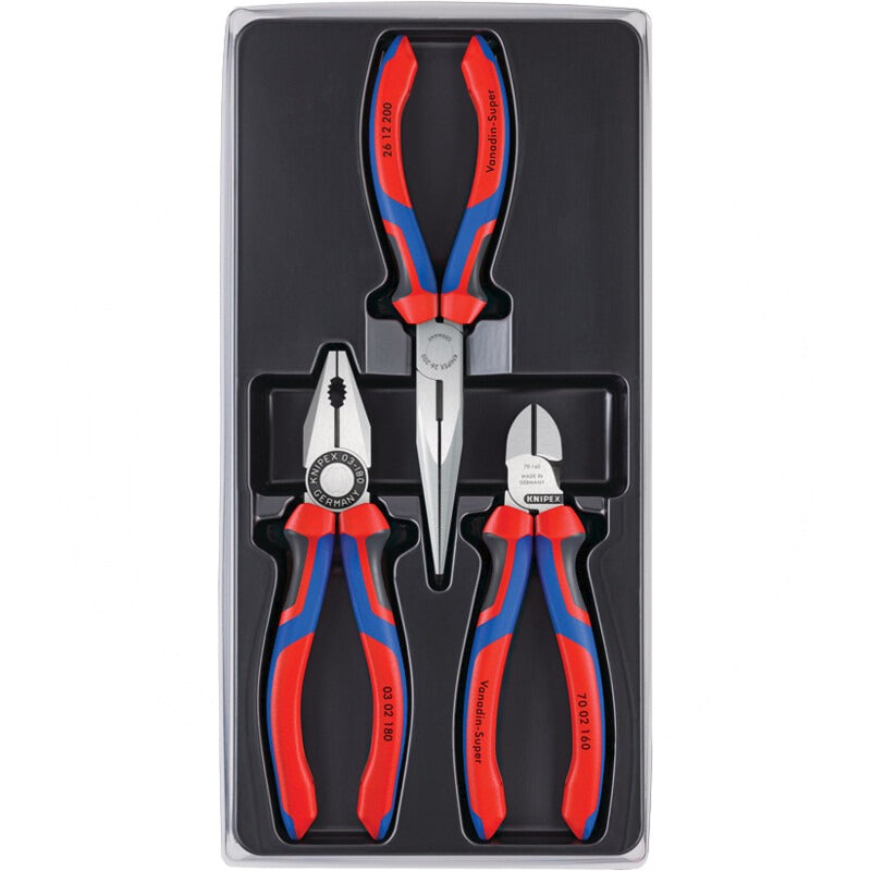 KNIPEX Montage-Paket, 3-tlg.