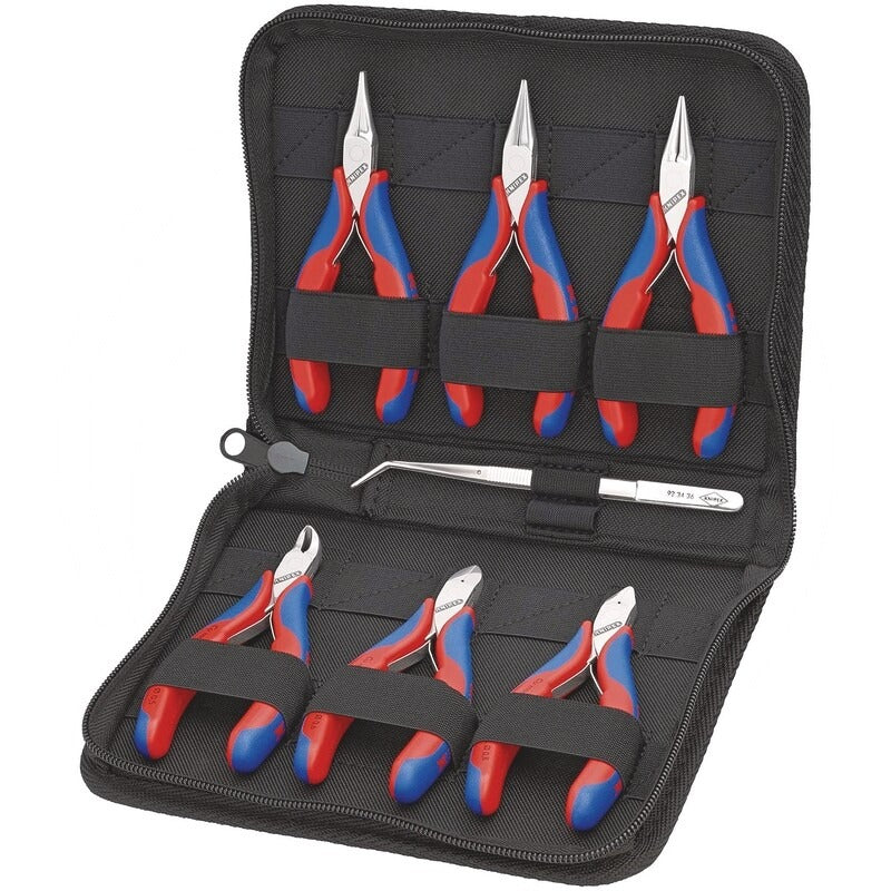 KNIPEX Elektronikzangen-Set 7-teilig
