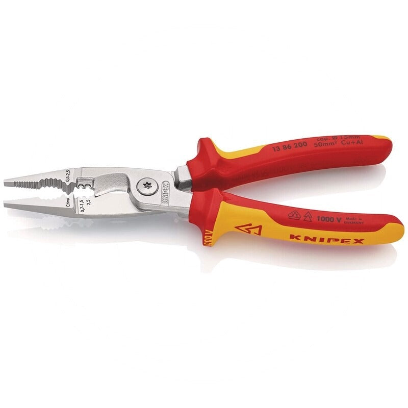 KNIPEX Elektro-Installationszange – 200 mm Technische Daten Breite: 85 mmHöhe: 20 m