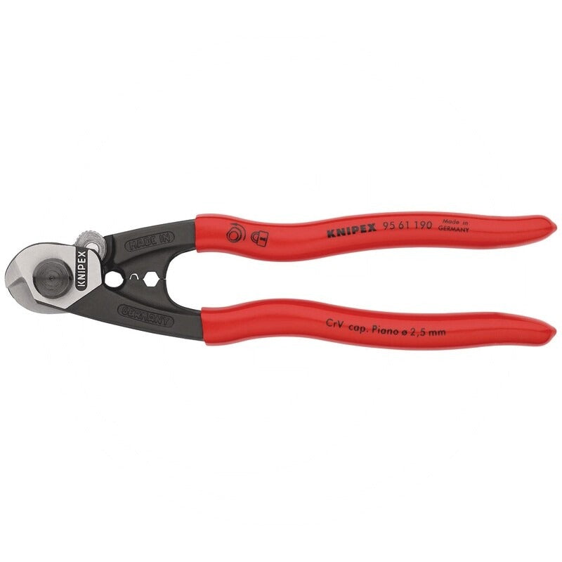 KNIPEX Drahtseilschere Technische Daten Breite: 60 mmHöhe: 20 m