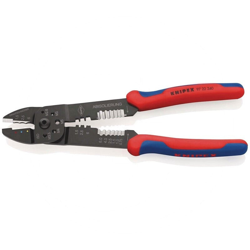 KNIPEX Crimpzange – 240 mm Ausführung mit Shop-Aufhänger