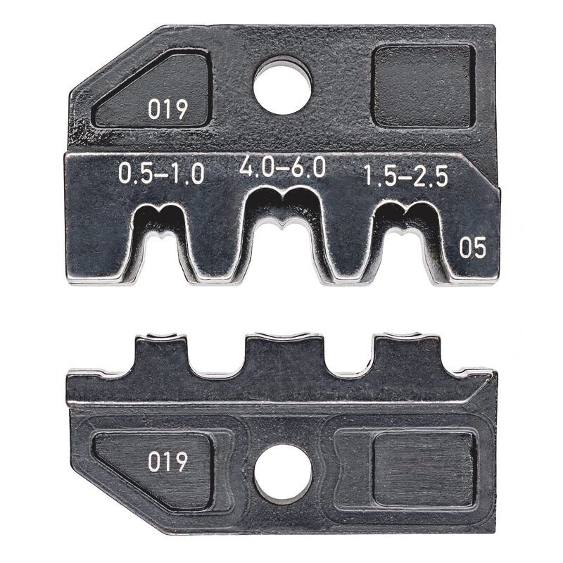 KNIPEX Crimpprofile Anwendung unisolierte, offene Steckverbi