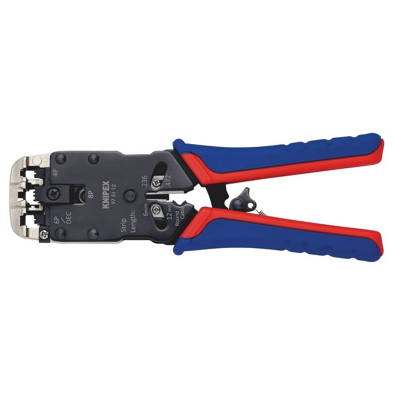 KNIPEX Crimpzange passend für Westernstecker Technische Daten Breite: 71 mmHöhe: 22 m