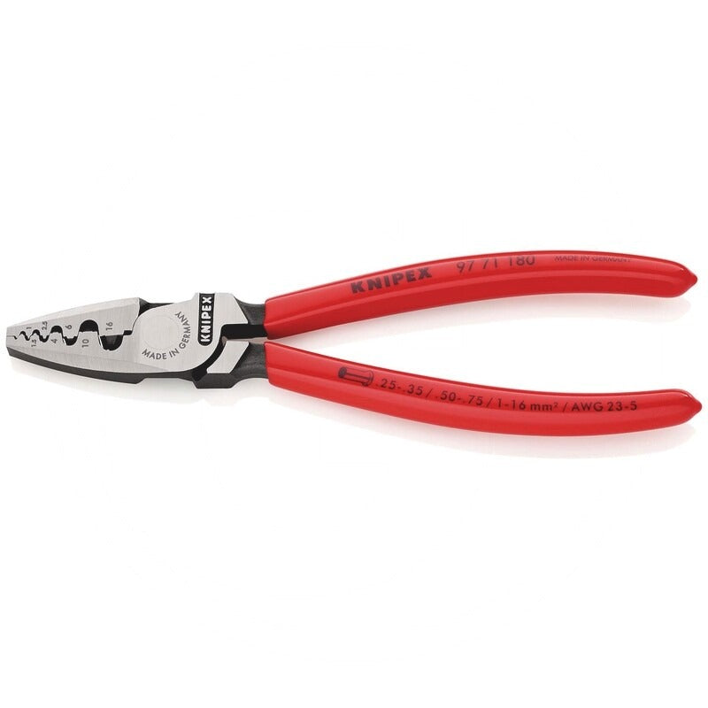 KNIPEX Crimpzange passend für Aderendhuelsen Technische Daten Breite: 84 mmHöhe: 19 m