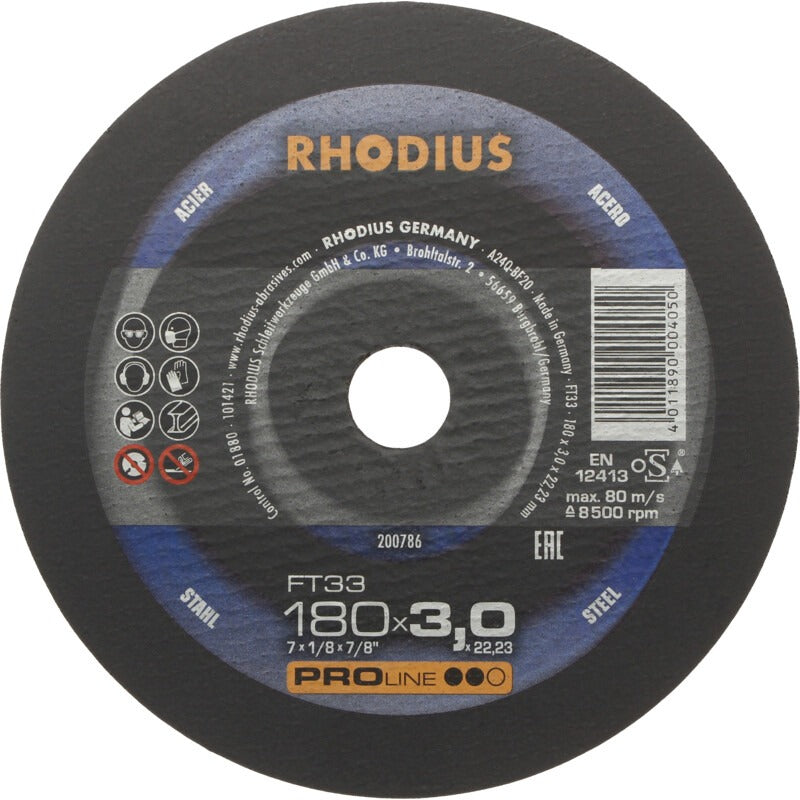 RHODIUS Trennscheibe Gewicht 67 g