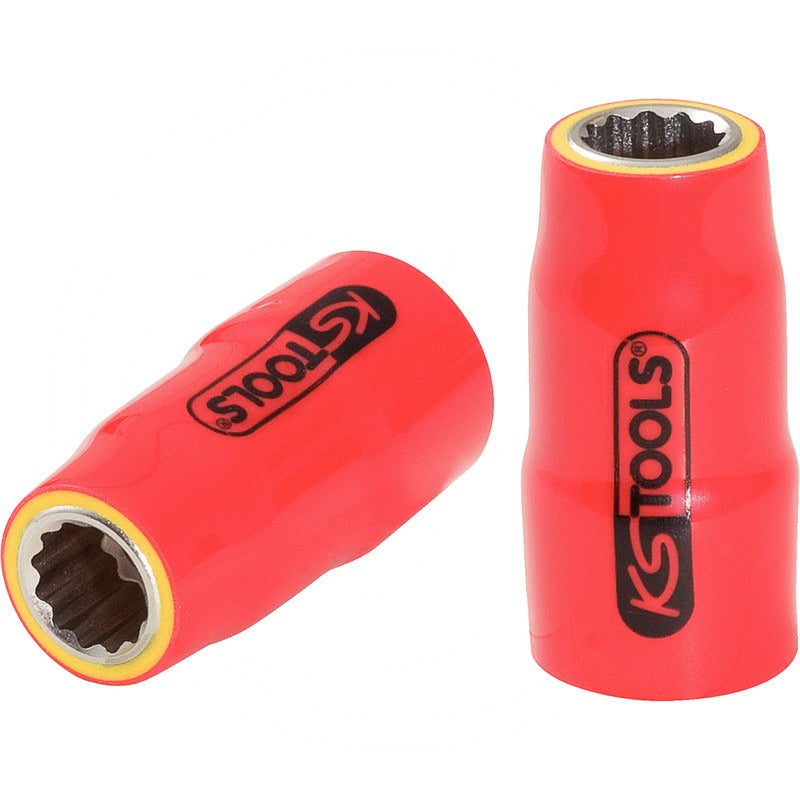 KS Tools 3/8" Isolierte Stecknuss, 1/4" – 95 mm