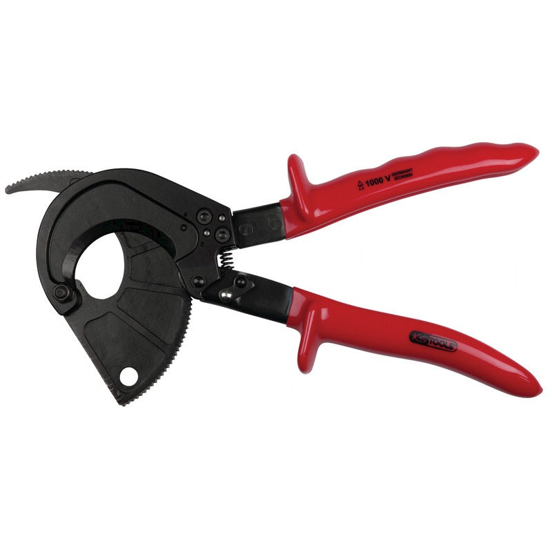 KS Tools Isolierte Ratschenkabelschere, 310mm – 385 mm