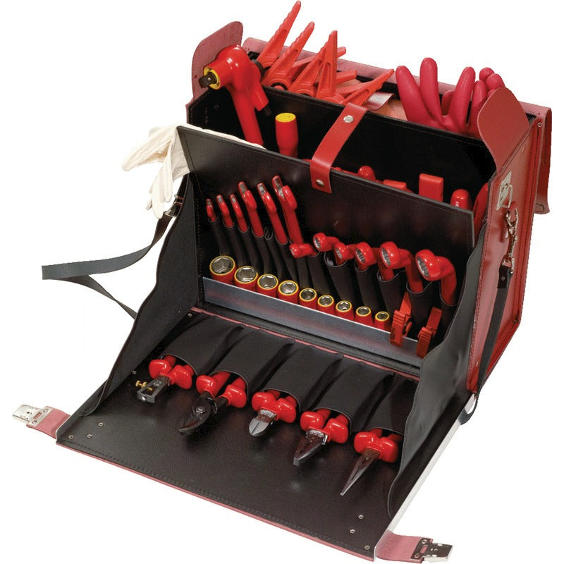 KS Tools Profi Elektriker-Werkzeugkoffer, 53-tlg. – 540 mm