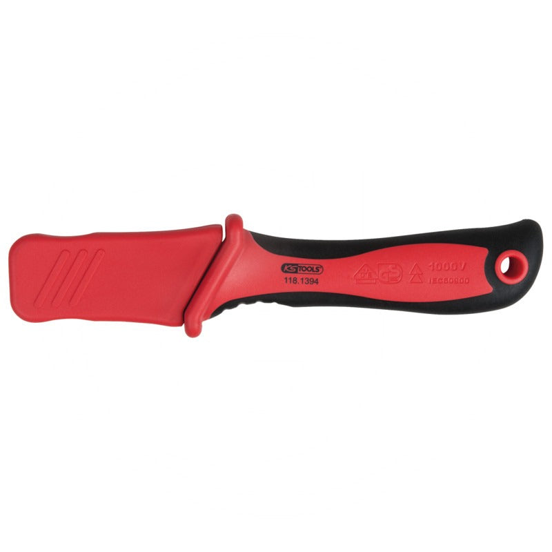KS TOOLS Isoliertes Absetzmesser, 180mm – Breite 21.0 mm