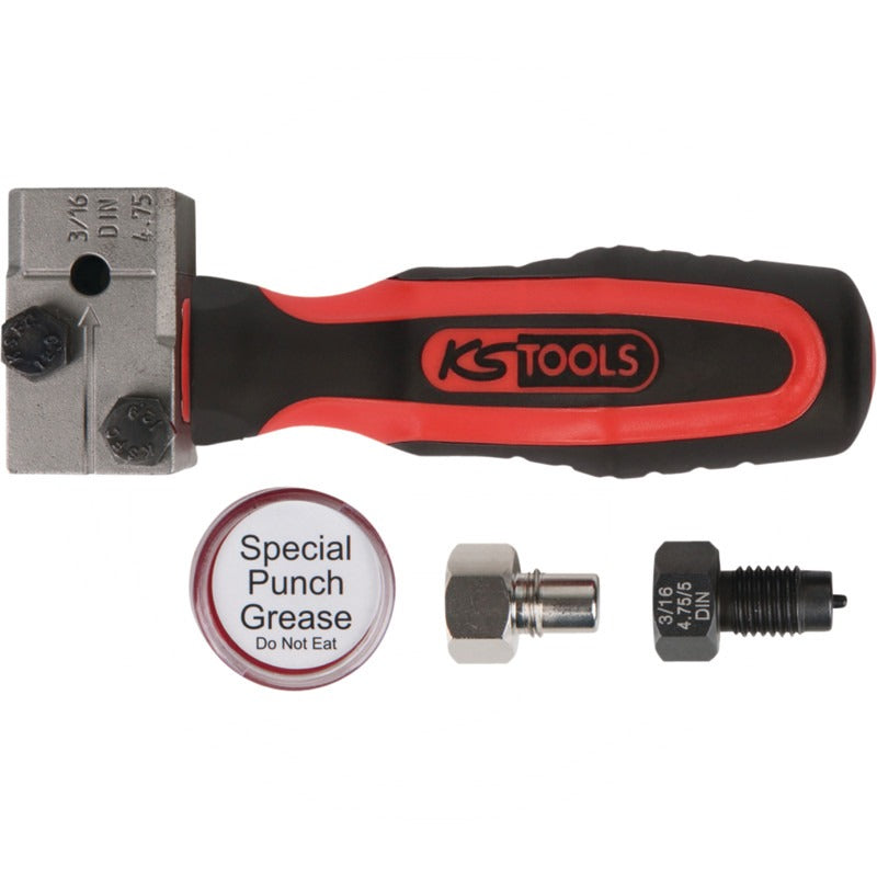 KS TOOLS Universal-Bremsleitungs-Bördelgerät – 195 mm