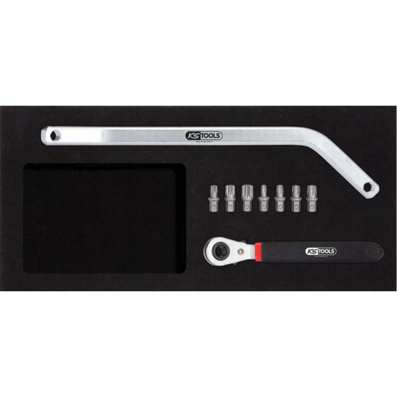 KS Tools Türscharnier-Spur-Steckschlüssel Satz – 423 mm
