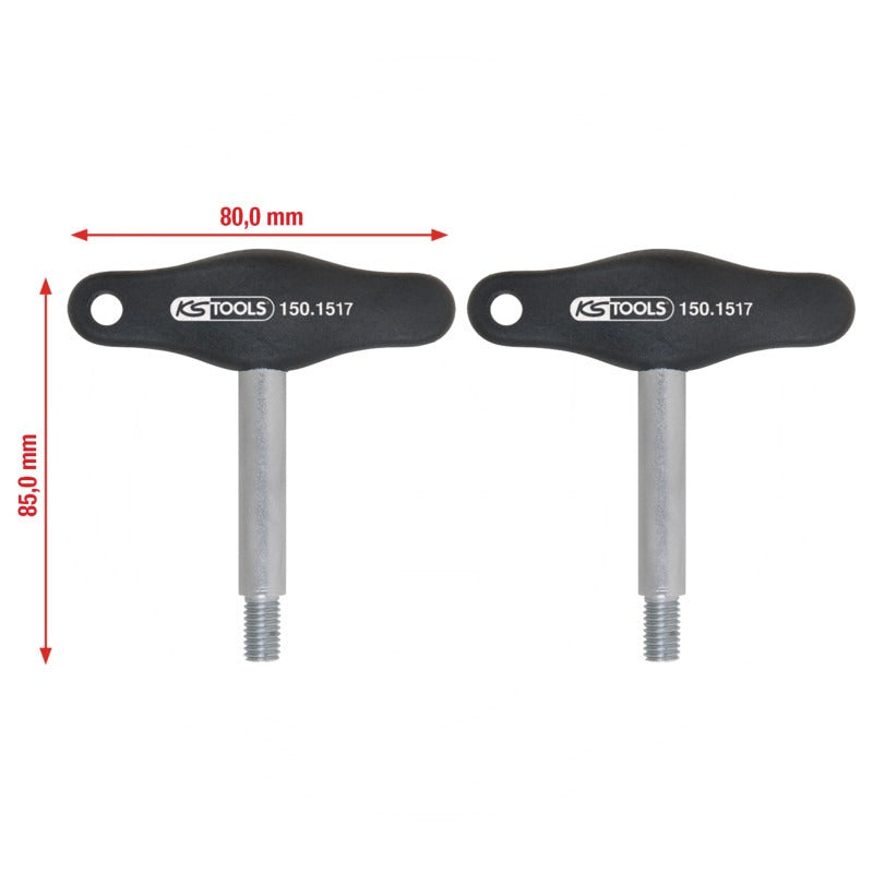 KS Tools Zündmodul-Abzieher-Satz, 2-tlg. – 140 mm