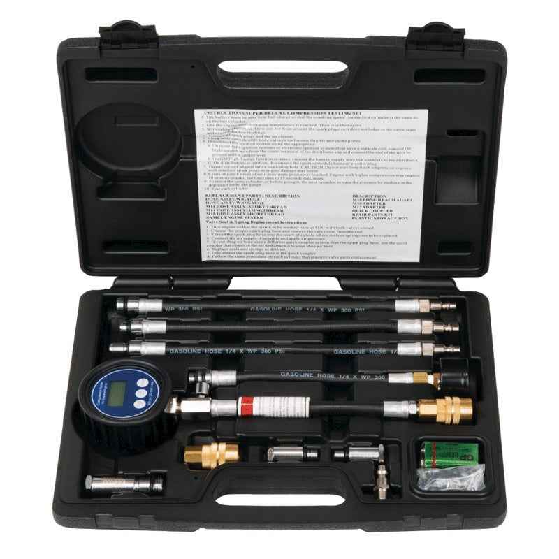 KS Tools Digitales Kompressions-Druckprüfgerät – 380 mm