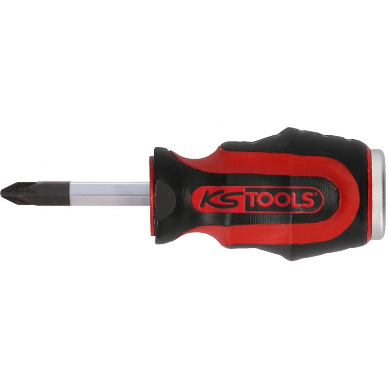 KS TOOLS ERGOTORQUEmax Schlag-Schraubendreher passend für Kreuzschlitz Schrauben – 98 mm