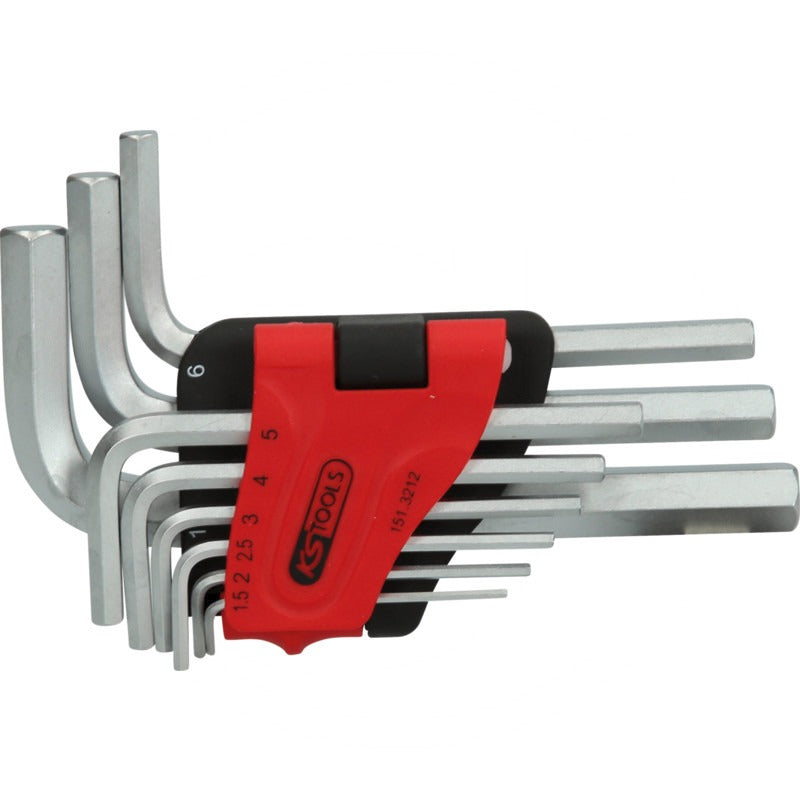 KS Tools Winkelstiftschl. Innen 6kant-kurz 9-tlg.