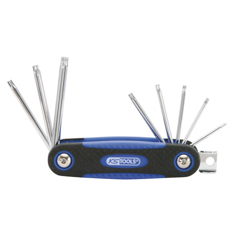 KS Tools CHROME+T x -Winkelstiftschlüssel Satz – 140 mm