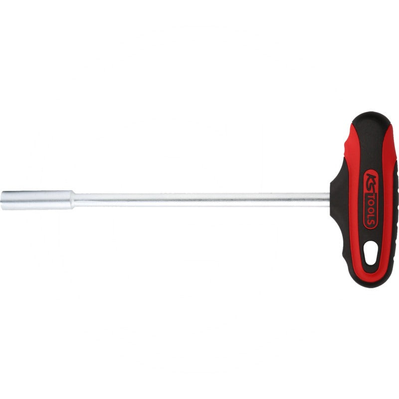KS TOOLS T-Griff-Nuss-Schraubendreher, lg, 6mm – 264 mm