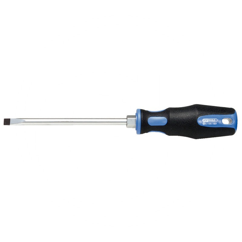 KS TOOLS ERGOTORQUE+Schraubendreher Schlitz 55mm passend für Schlitz Schrauben – 255 mm