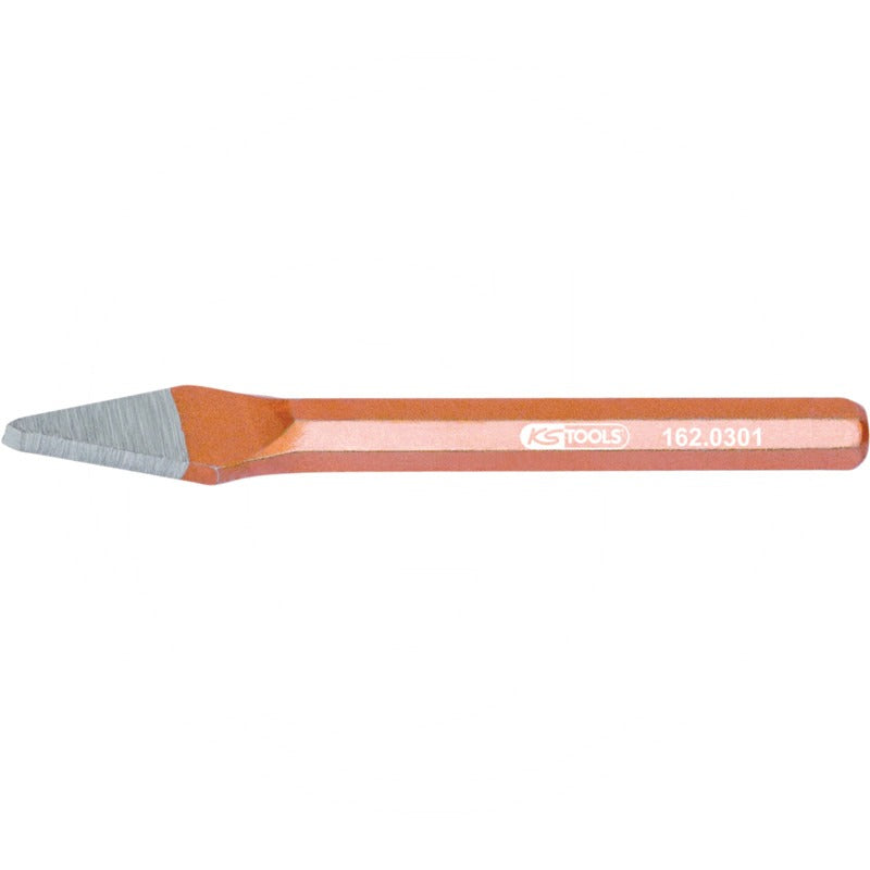 KS Tools Kreuzmeißel, 8-kant, 4x125mm – 125 mm