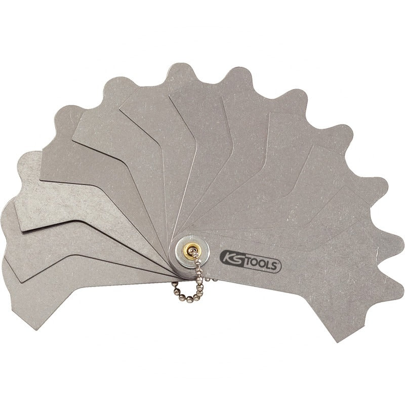 KS Tools Schweißnahtlehre, 12 Blatt